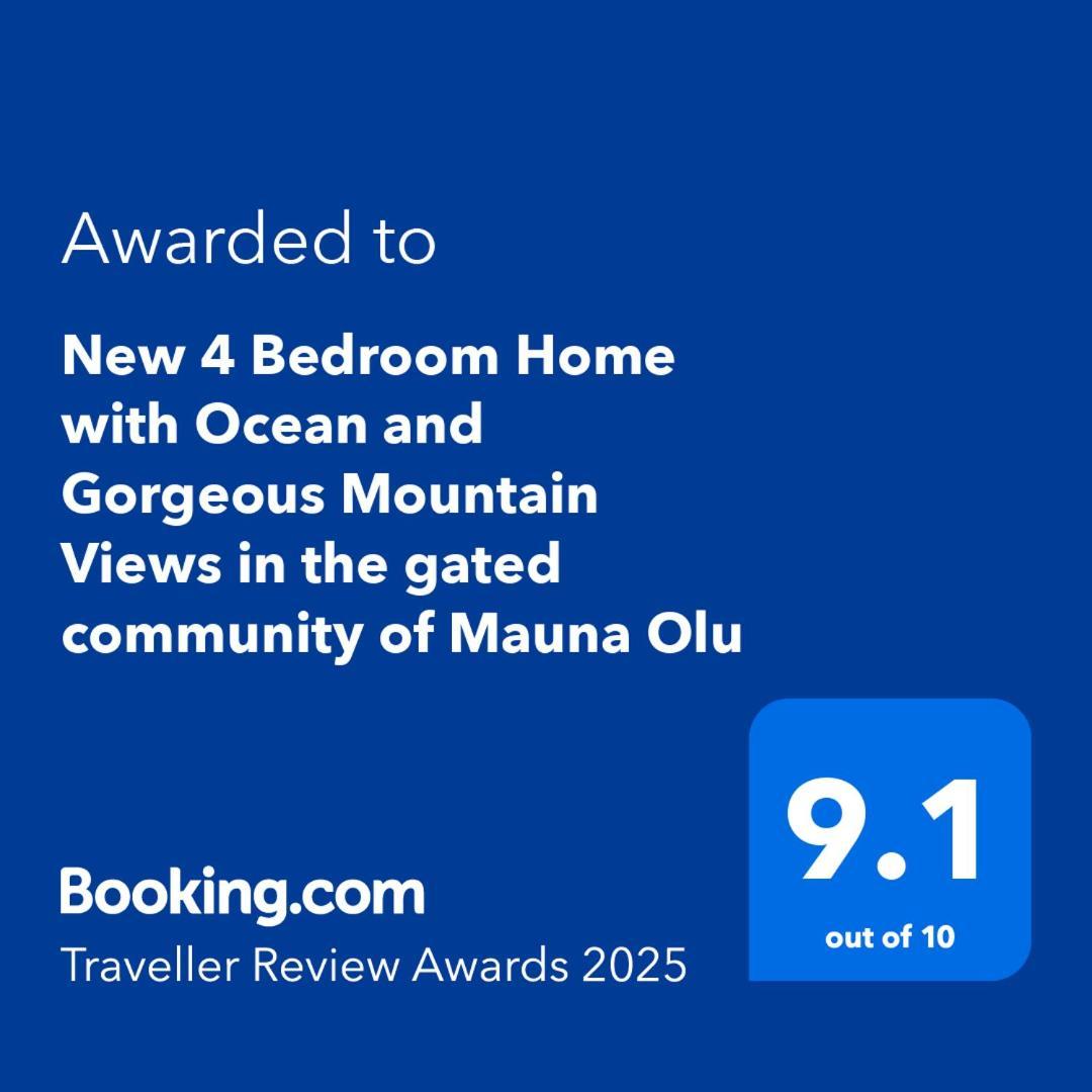 New 4 Bedroom Home With Ocean And Gorgeous Mountain Views In The Gated Community Of Mauna Olu Waianae Zewnętrze zdjęcie